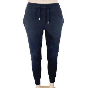 Air Jordan Men's Black Standard Fit Drawstring Activewear Jogger Pants Size S